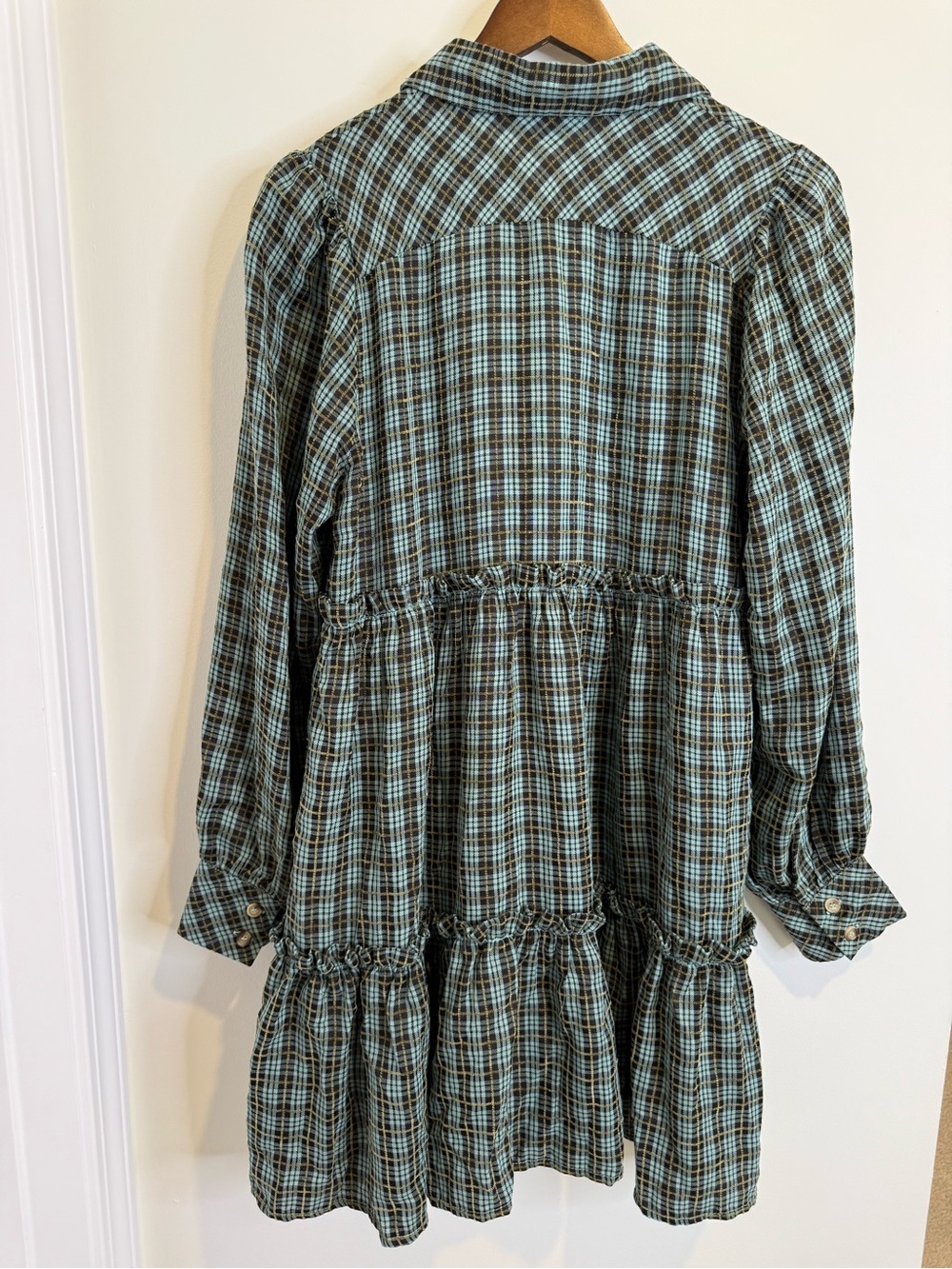 Umgee Cottagecore Prairie Modest Mini Dress Size Medium - Picture 3 of 6